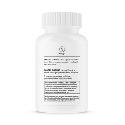 THORNE - Advanced Iron Complex - Complete Blood Support Formula* - Elemental Iron, Folate, B and C Vitamins for Optimal Absorption - Chelated Iron Supplement - Gluten, Dairy & Soy-Free - 60 Capsules